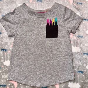 Crayon Pocket Grey Shirt